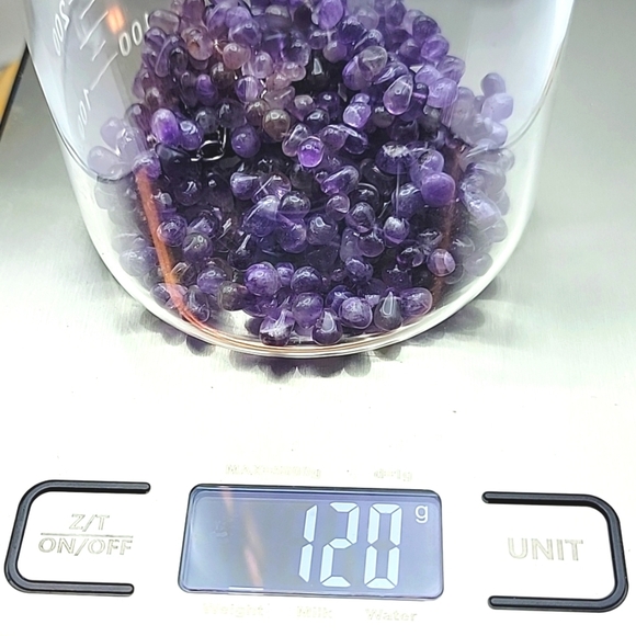 600 Cts Natural 3 Strand Purple Amethyst Beads Natural Gemstone Beaded Necklace - Picture 9 of 9